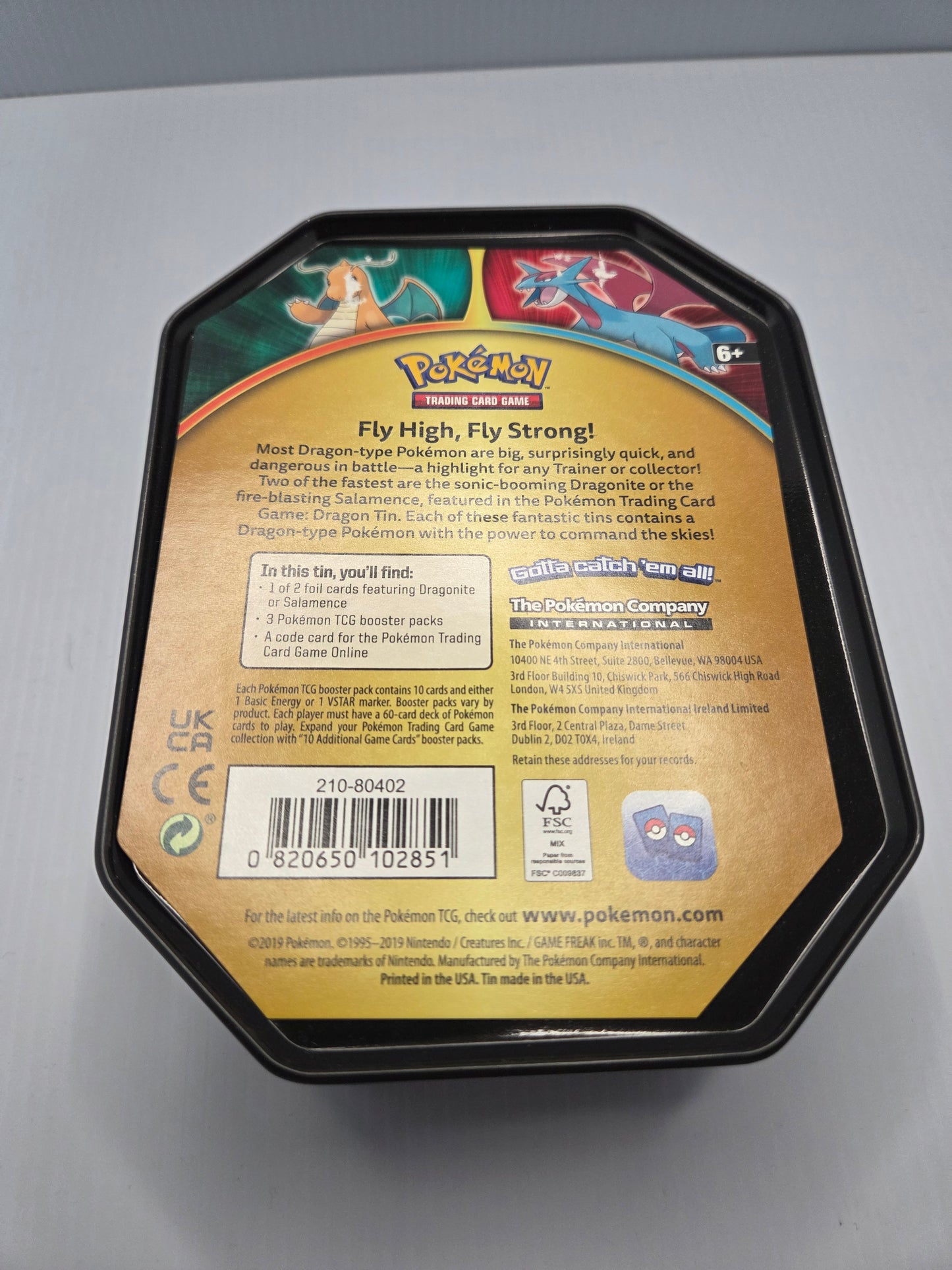 POKÉMON Salamence Tin-EMPTY